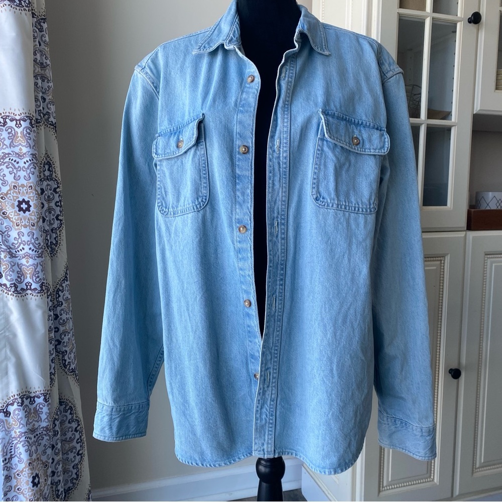 Old Navy Boyfriend Denim Buttondown